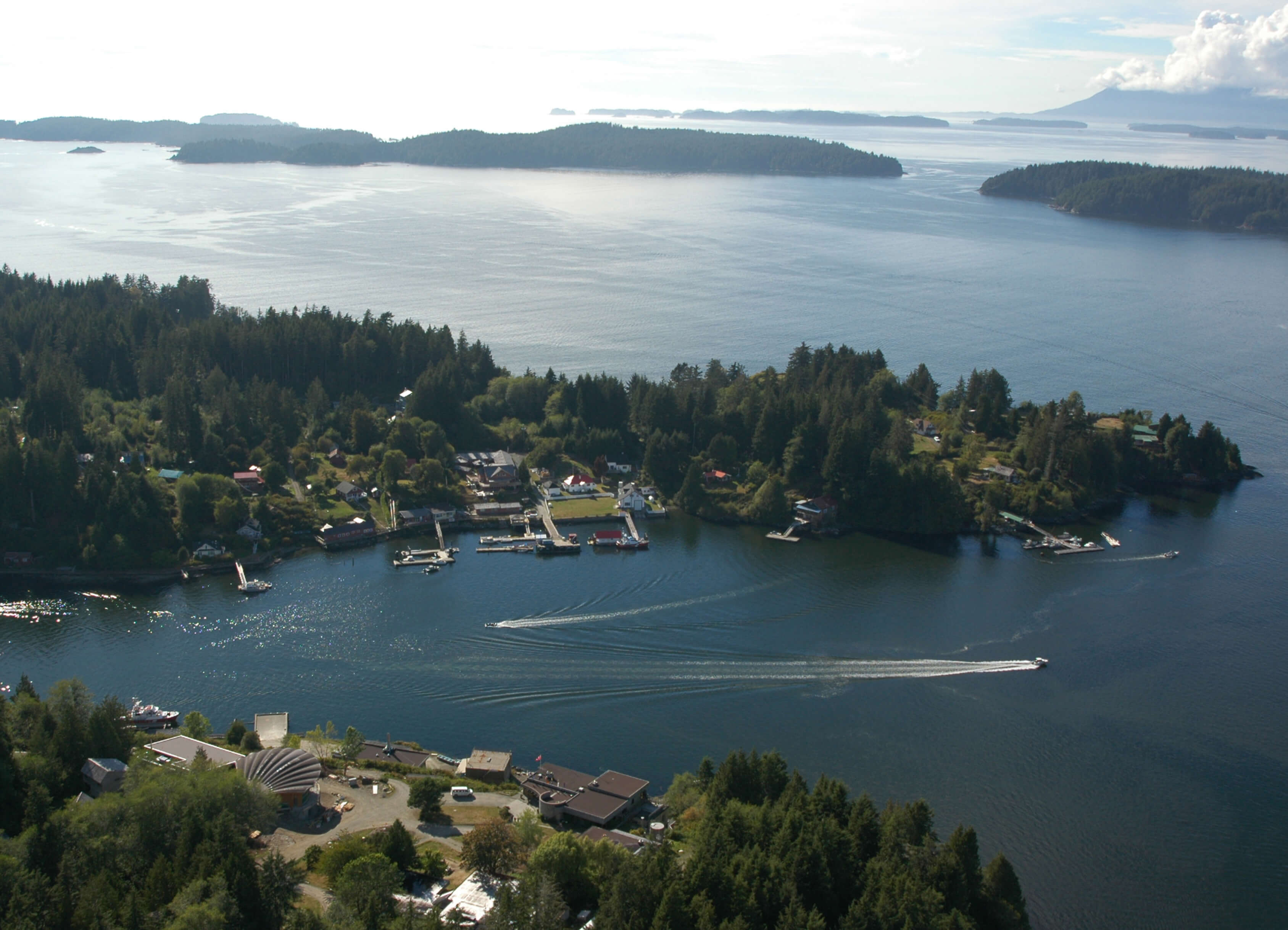 Bamfield aerial photo